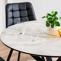 Vera Round Dining Table, Grey Cloud