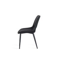 Vena Set of 2 Dining Chair, Black