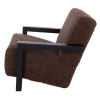 Navarro Armchair Brown & Black