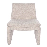 Austin Accent Chair, Off White & Taupe