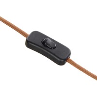 Rowen Boucle Table Lamp, Rust