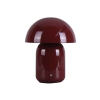 Mushroom LED CCT Dimmable Touch Table Lamp - Brick Red