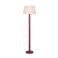Pearl Orb Floor Lamp - Rust