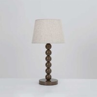 Pearl Orb Table Lamp - Toffee