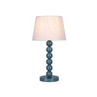Pearl Orb Table Lamp - Cyan
