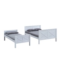 Orion Single Over Double Bunk Bed with Single Trundle