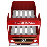 Fire Truck Adjustable Kids Car Bed