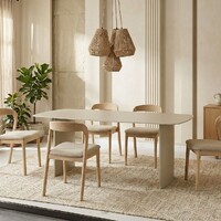 Varen Dining Table – Matte Tofu