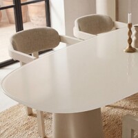 Paloma Dining Table – Matte Tofu
