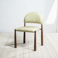 Emilie Set of 2 Dining Chair, Moss Walnut