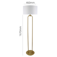Braden White Floor Lamp
