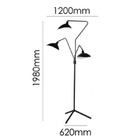 Spida 3LT Floor Lamp