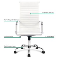 Eames Office Chair High Back - White