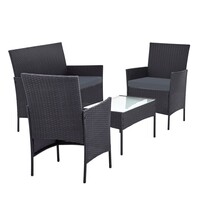 Argos 4 Piece Outdoor Bar Setting - Grey