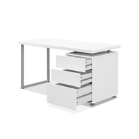 Light Desk with 3 Drawers
