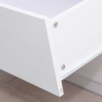 Redfern 4 Door 2 Drawer  Wardrobe with Mirror White