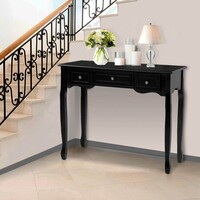 Lilly Hallway Console Table Hall Side Dressing Entry Display - Black