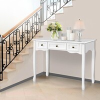 Lilly Hallway Console Table Hall Side Dressing Entry Display - White