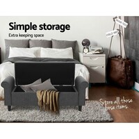 Henry Storage Ottoman Grey