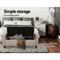 Henry Storage Ottoman Taupe