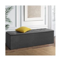 Venus Linen Blanket Box Grey 140cm