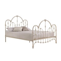 Normandy Cast and Wrought Iron Bed - Queen Bed