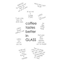 IOco 12oz ALL GLASS Glass Tea & Coffee Traveller - Black Night