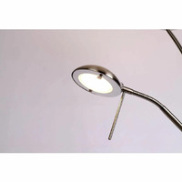 Reed LED Mother & Child Floor Lamp Satin Chrome