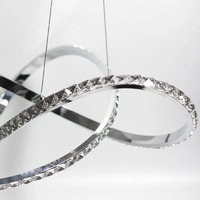 Diamanto Dimmable LED Pendant Light - Chrome