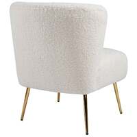Tina Faux Lambskin Lounge Chair