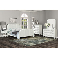 Paloma Queen Bed Frame French Style White