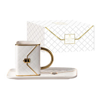 Designers Delight Mug & Plate Set - White