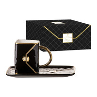 Designers Delight Mug & Plate Set - Black