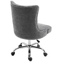 Will Grey Linen Fabric Office Chair