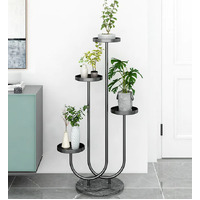 Black U Shaped Plant Stand
