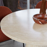 Captivate Round Dining Table French Fawn