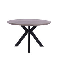 Arabella Round Dining Table Grey Oak