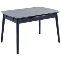 Nena Extension Dining Table, Greystone Ceramic