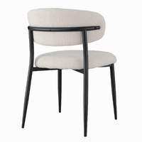 Set of 2 Ava Boucle Dining Chairs