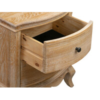 Milles 2 Drawer Solid Oak Bedside Table