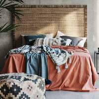 Palm Springs Rattan Bed Headboard, Queen