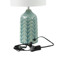 Bloom Ceramic Table Lamp Blue