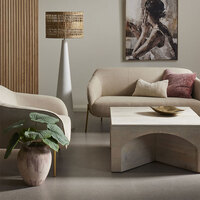 Arch Mango Wood Coffee Table