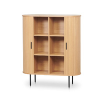 Danica 1.18 (H) Wooden Storage Cabinet - Natural