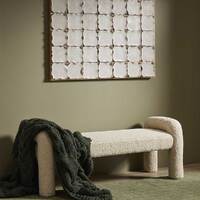 Mia Bench Off White