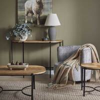 Chenille Armchair Grey