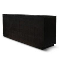 Chloe 2m Buffet Unit - Textured Espresso Black