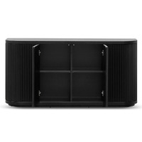 Cosmos 1.6m Veneer Top Buffet Unit - Full Black
