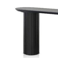 Samuel 1.4m Console Table - Black Oak