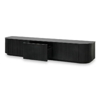 Samuel 2.4 TV Entertainment Unit - Full Black Oak